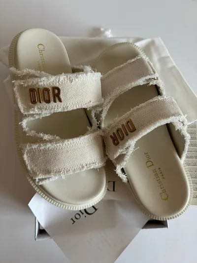 Sandales Dior Blanches