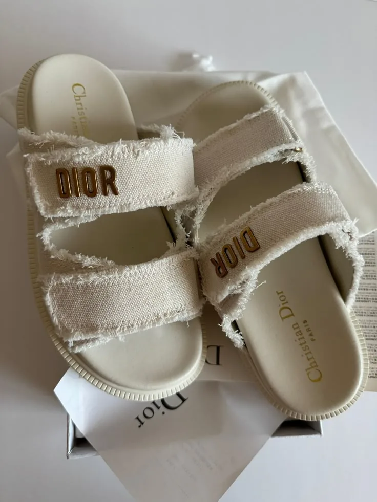 Sandales Dior Blanches