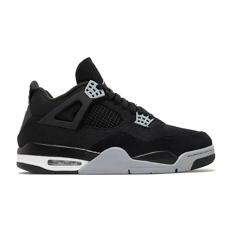 Jordan 4 Retro 'Black Canvas'