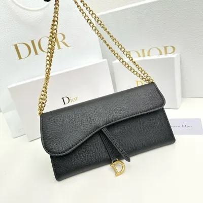 Portefeuille Dior Saddle Chain