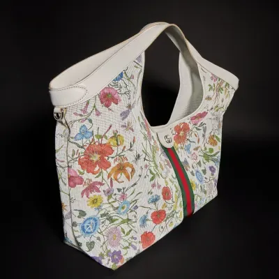 Cabas Gucci Giglio grand format è motif Flora
