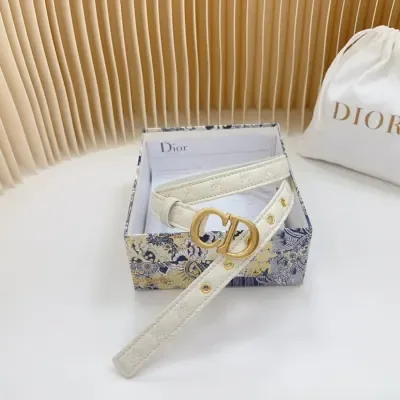 Ceinture Dior en cuir, 20 mm