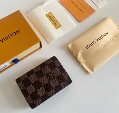 Porte-cartes Louis Vuitton Classic en toile enduite