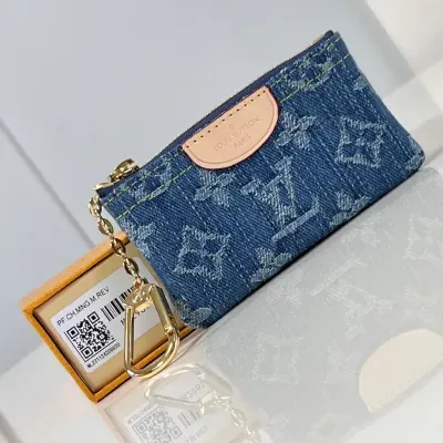 Portefeuille Louis Vuitton LV en denim M82961, qualité supérieure