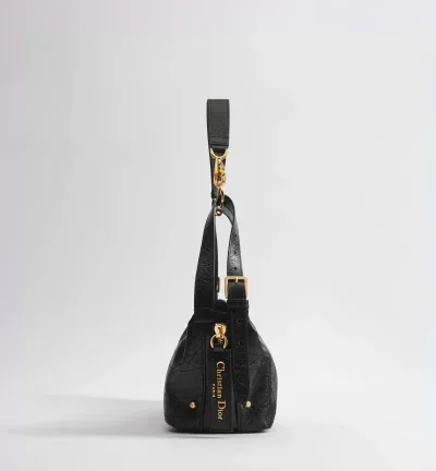 Sac D-Journey Small en cuir de veau craquelé