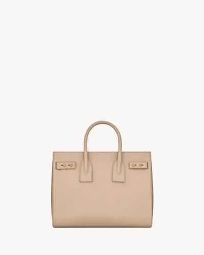 Sac de Jour Souple en Cuir Grainé - Small