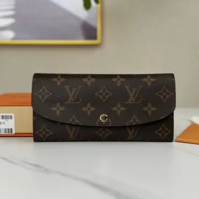 Portefeuille Louis Vuitton LV Emilie à fermeture pression M61447