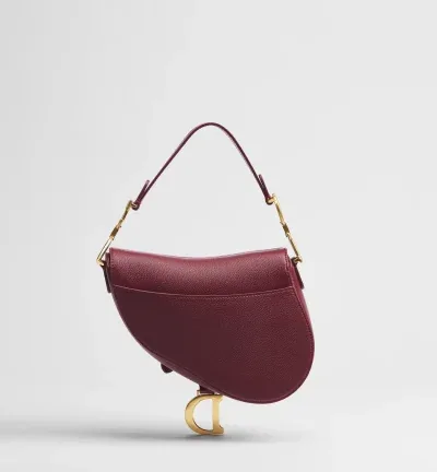 Sac Saddle Small à bandoulière Dior Or