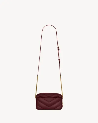 Loulou Mini Sac Caméra en Cuir D’agneau