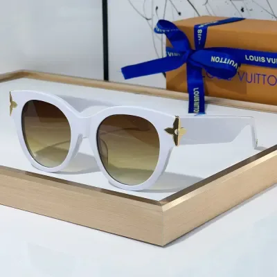 Lunettes de soleil Louis Vuitton LV Clockwise Canvas de qualité supérieure