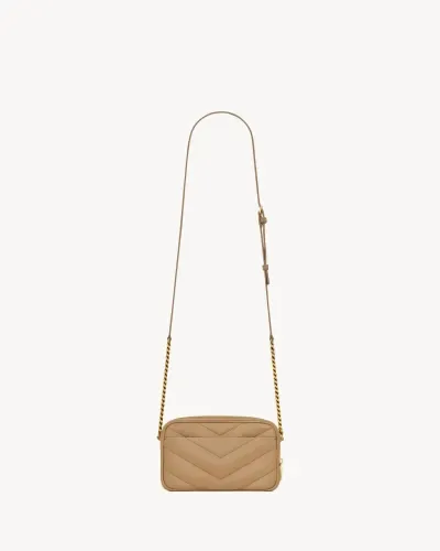 Loulou Mini Sac Caméra en Cuir D’agneau