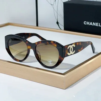 Lunettes de soleil Chanel Style Tempérament Qualité supérieure