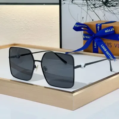 Lunettes de soleil Louis Vuitton LV élégantes, tendance et personnalisées, de qualité supérieure