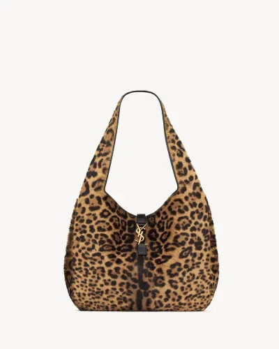 Le 5 à 7 Bea en Cuir Effet Pony Leopard