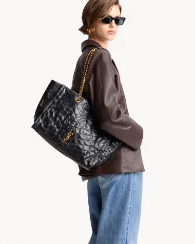 Niki Shopping en Cuir Vintage