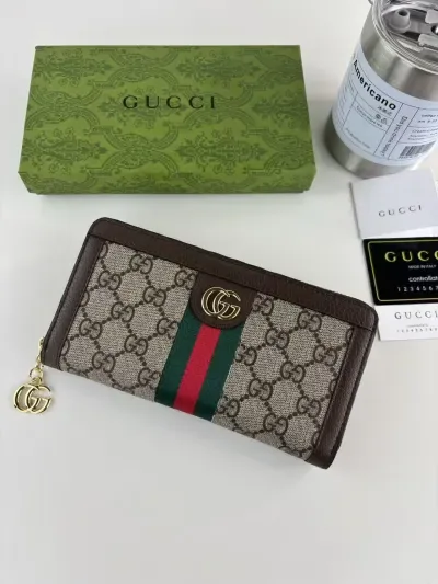 Portefeuille Gucci Ophidia et tête de tigre