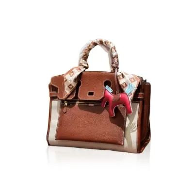 Sac Hermès Platinum en toile originale
