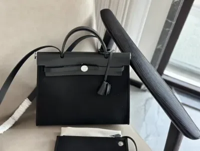 Sac cabas en toile Hermès