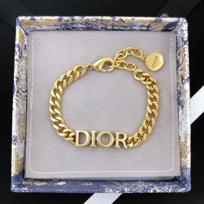 Bracelet Dior logo métal