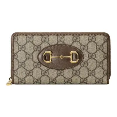 Portefeuille Gucci Horsebit 1955 à fermeture éclair
