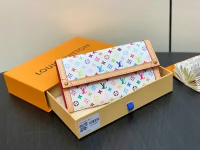 Portefeuille à rabat Louis Vuitton x Takashi Murakami