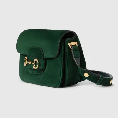Sac à épaule Gucci Horsebit 1955 Aura mini format