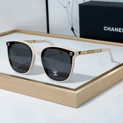 Lunettes de soleil Chanel avec logo miroir, qualité supérieure