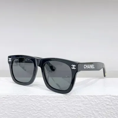 Lunettes de soleil Chanel à monture ronde épaisse, qualité supérieure