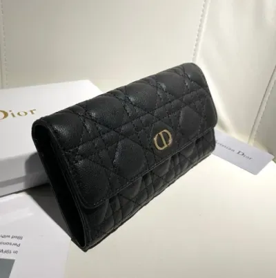 Portefeuille long Dior Caro