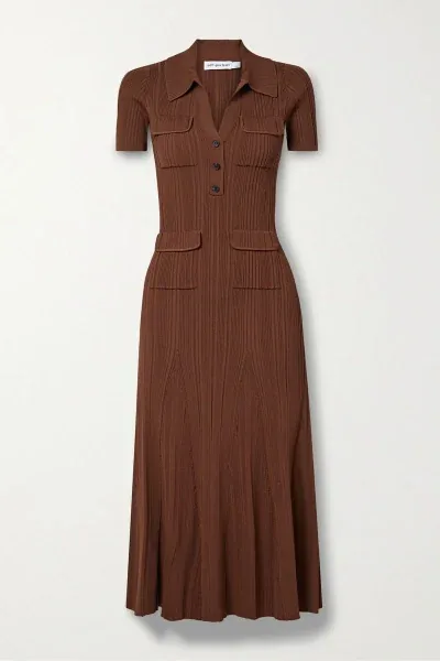 Robe marron Sandro