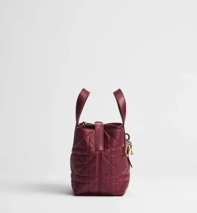 Sac cabas vertical Dior Toujours Small Or