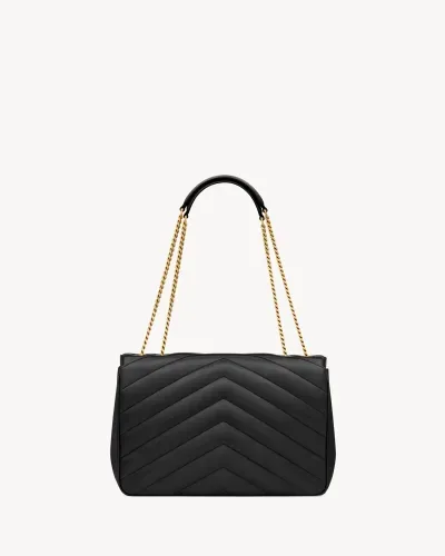 Loulou Large en Cuir Matelassé