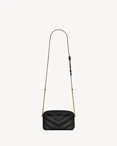 Loulou Mini Sac Caméra en Cuir D’agneau