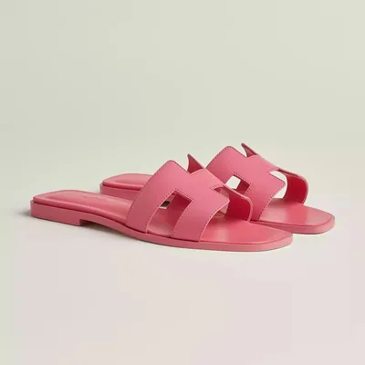 Hermès Sandales Oran - Pétale de rose