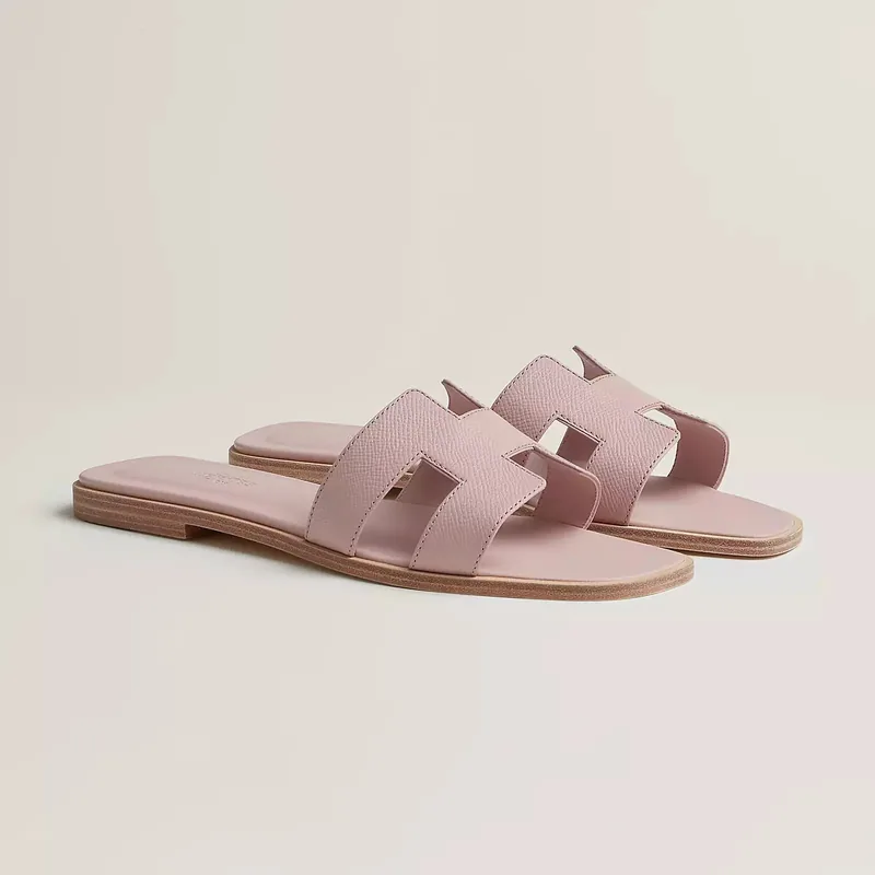 Hermès Sandales Oran - Porcelaine rose