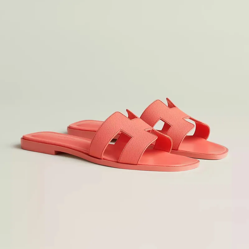 Hermès Sandales Oran - Orange Joey