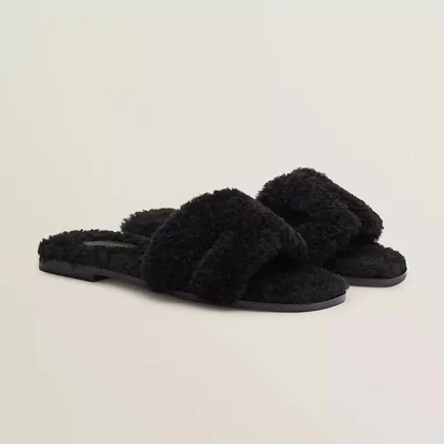 Hermès Sandales Oran - Noir