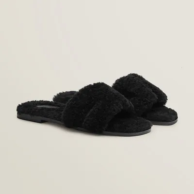 Hermès Sandales Oran - Noir