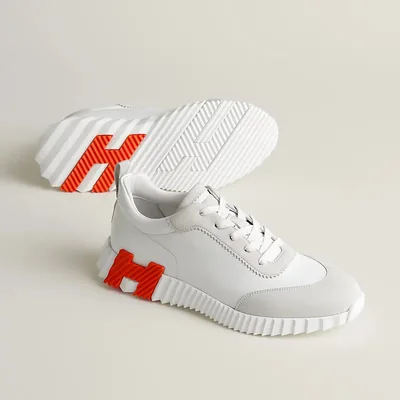 Sneakers Hermès blanc / orange
