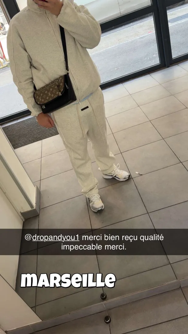 Photo de commande et retour partagé par un client DROP&YOU