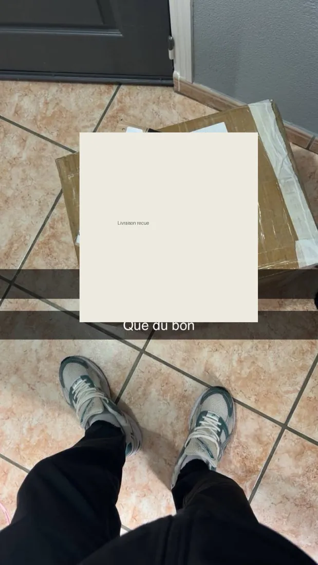 Photo de commande et retour partagé par un client DROP&YOU